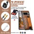 Google Pixel 9/8/7 Series 4-Piece Combo with PU Leather Card Holder Google Pixel 9/8/7 Series 4-Piece Combo with PU Leather Card Holder