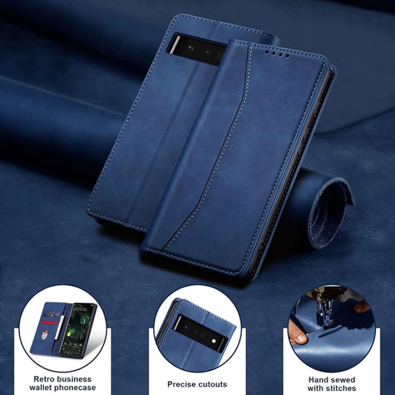 Google Pixel 9/8/7 Series 4-Piece Combo with Folio Wallet Case Google Pixel 9/8/7 Series 4-Piece Combo with Folio Wallet Case