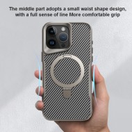 Carbon Pattern Magnetic Case Kit: Bluetooth 5.3 Earbuds, 4-in-1 Fast Charger & Free 64G USB Drive