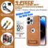 4-in-1 PU Leather iPhone Business Case Set with Invisible Stand & Accessories by WITTYCOMBO
