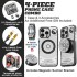 Retro American iPhone Case Bundle: Magnetic Case, BT Earbuds & LED Watch Retro American iPhone Case Bundle: Magnetic Case, BT Earbuds & LED Watch