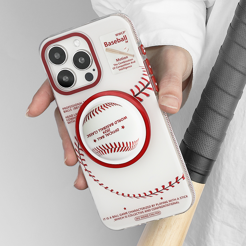 Baseball iPhone Case Bundle: Magnetic Case, BT Earbuds & Fast Charging Cable Baseball iPhone Case Bundle: Magnetic Case, BT Earbuds & Fast Charging Cable