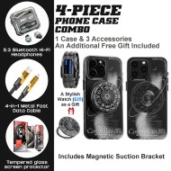 Zodiac iPhone Case Kit: BT Headset, Fast Charging & LED Watch