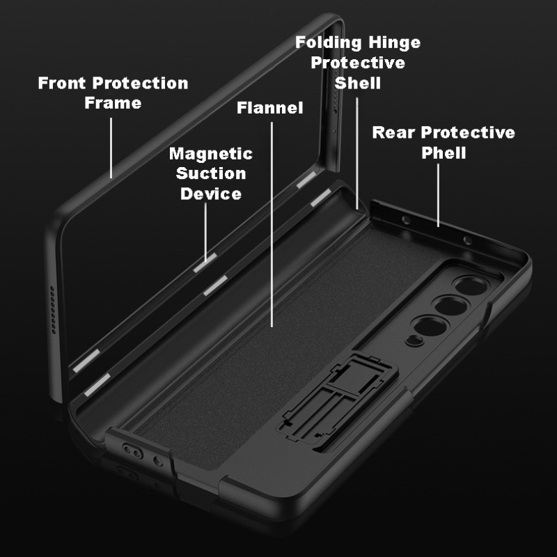 Premium Bundle for Samsung Galaxy Z Fold4 – Protective Case, Earbuds & Charging Kit Premium Bundle for Samsung Galaxy Z Fold4 – Protective Case, Earbuds & Charging Kit