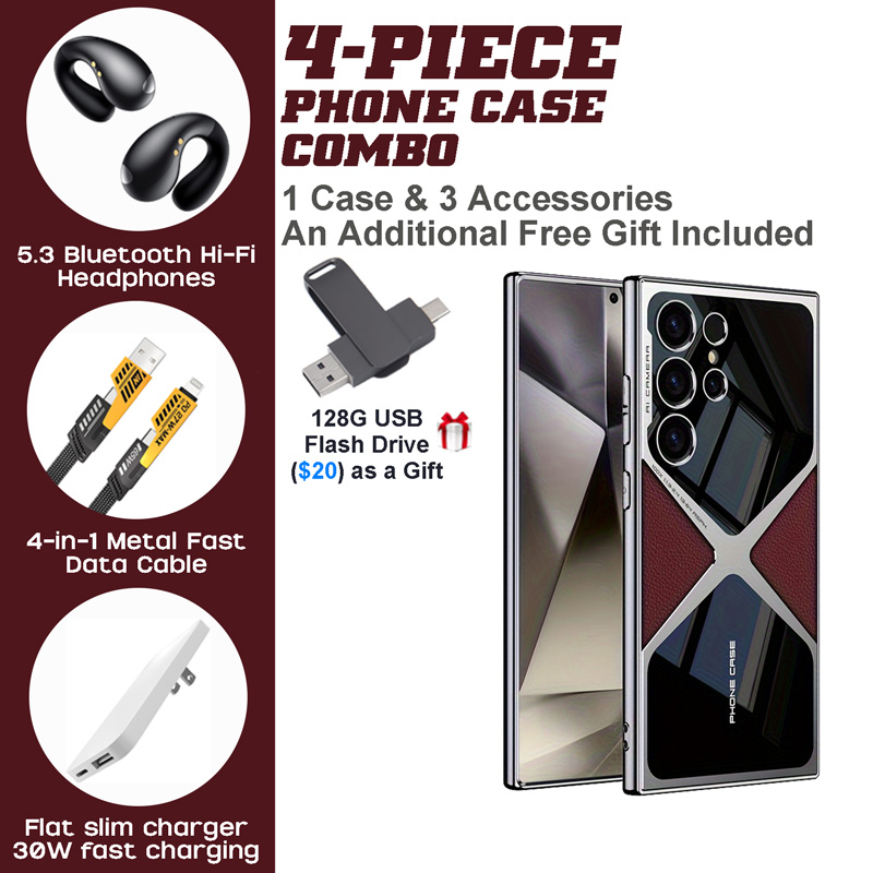 S23 Ultra/S24 Ultra Essentials: Case, Earbuds, GaN Charger & 128GB Drive S23 Ultra/S24 Ultra Essentials: Case, Earbuds, GaN Charger & 128GB Drive
