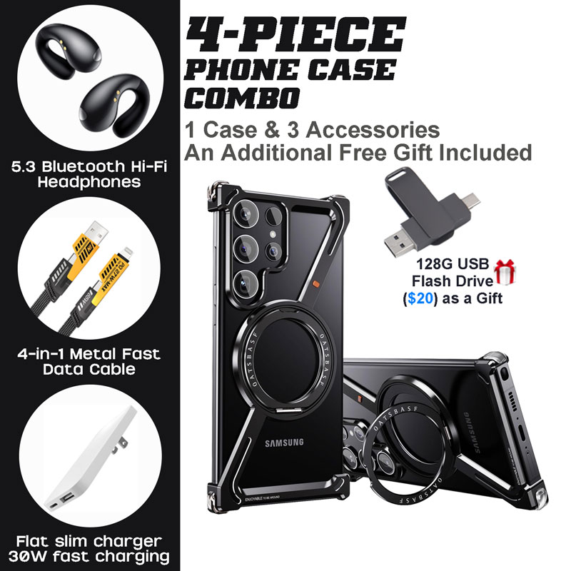 Galaxy S24 Marble Case: Hi-Fi Earbuds, 4-in-1 Cable & GaN Charger Galaxy S24 Marble Case: Hi-Fi Earbuds, 4-in-1 Cable & GaN Charger