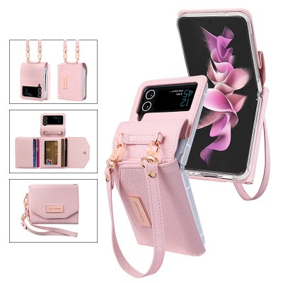 Galaxy Z Flip Wallet Case: Hi-Fi Earbuds, 30W Charger + LED Mirror